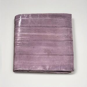Vintage 70s/80s Men’s Eel Skin Leather Wallet Made In Korea